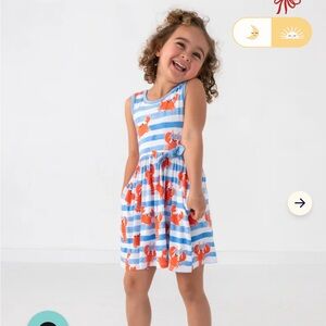 Little sleepies Crustacean Crew Skater Dress. NWT